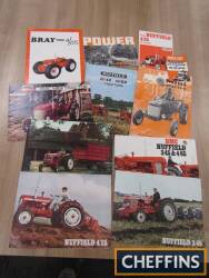 Nuffield, a qty of agricultural tractor brochures, leaflets and price lists etc. to include Bray 4165 (II) 1964-1967