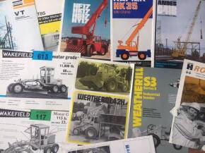 Crane and industrial machinery brochures