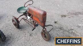 Triang 3-wheeled pedal tractor, stated to be in working order