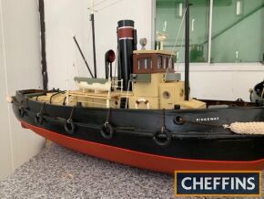 Ridgeway, a large scale model tugboat