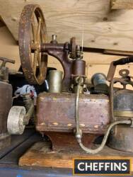 Carbide fired single cylinder stationary engine