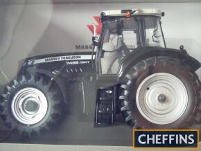 Universal Hobbies Massey Ferguson 7499 black tractor model limited edition of 4000 worldwide. Launched in November 2010, each tractor is numbered. 1:32 boxed as new.