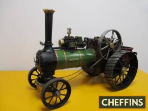 1.5ins scale Allchin Royal Chester traction engine, purchased as a purely ornamental piece and not steamed, a well crafted piece by repute built in the 1950s, no paperwork available