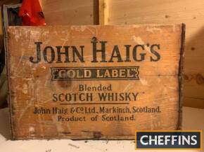 John Haig's wooden whiskey crates (2)