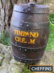 Vintage whisky barrel `Timpano Cream`