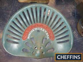 Walter A Wood, Hoosick Falls - a cast iron seat