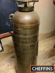 Kidde brass and copper fire extinguisher