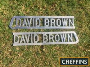 Pr. David Brown tractor skeleton badges