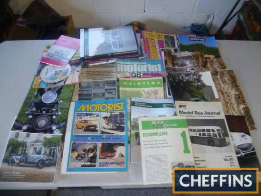 Qty. of auction catalogues to include Bonhams and Cheffins