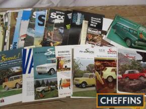 International, a good qty of utility vehicle brochures 1960s and 70s