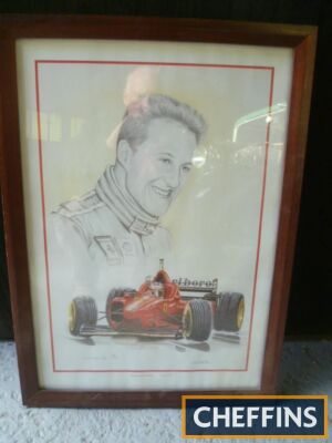 Michael Schumacher limited print