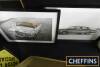 Rolls-Royce, 4 framed and glazed sketches of 1960s and 70s cars