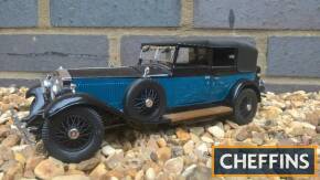 Franklin Mint 1929 Rolls Royce Phantom 1, blue/black