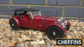 Signature Models 1934 Aston Martin Mk2 Roadster, maroon 1/18 scale