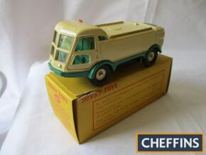 French Dinky 596 Aurroseuse-Balayeuse LMV, cream and green, near mint, box average