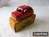 Dinky 183 Fiat 600 Saloon, red, grey wheels, fine condition, fair box
