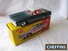 Dinky 137 Plymouth Fury Convertible, metallic blue/green, white roof, near mint, box good