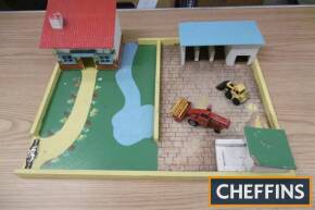 Model farmyard by Conway Valley