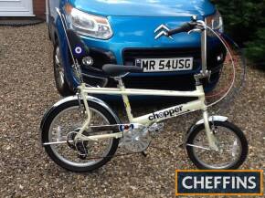 Raleigh Chopper 'MOD' in pearl white, a Ltd Edition of 400, a mint condition example