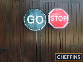 Stop/Go road signs