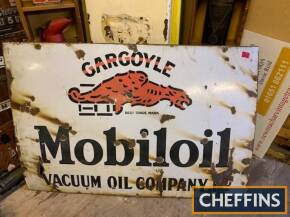 Gargoyle Mobiloil Vacuum Oil Company, a large enamel sign