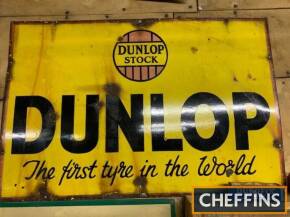 Dunlop The First tyre in the World, an enamel sign