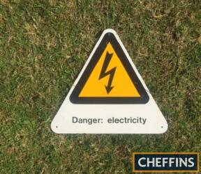 Danger electricity sign