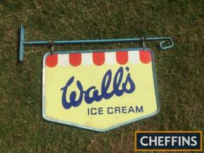 Walls Ice Cream sign and wall bracket