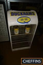 Duckhams 20-50 forecourt oil can display stand