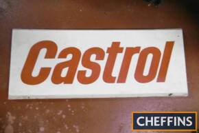 Castrol, a fibreglass overcounter sign 36x14ins