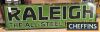 Raleigh The All-Steel Bicycle, a green enamel sign 84x24ins