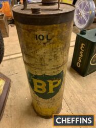 BP logo'd 10litre oil can