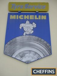 Michelin Tyre Service printed tin sign