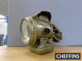 Jos Lucas Holophote sprung mount oil lamp, original and unrestored