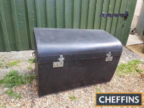 Vintage car luggage trunk