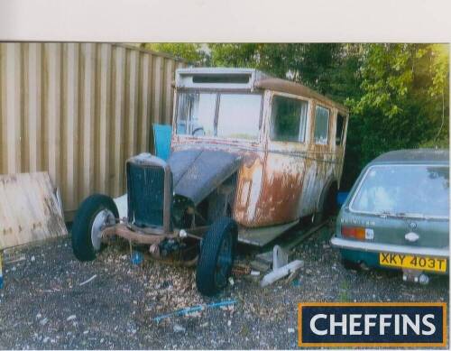 1932 Clement-Talbot Ambulance Project Reg. No. TBA