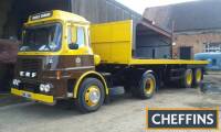 1974 ERF A Series tractor unit and tandem axle semi trailer Reg. No. GOB 160N Chassis No. 28786