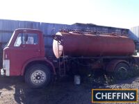 1970 Ford D Series rigid Tanker Reg. No. NPV 845H Chassis No. BC01JK50568