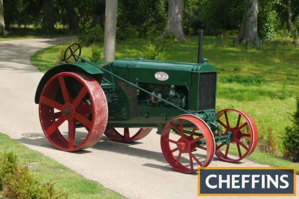 c1925 RUSTON & HORNSBY 'British Wallis' 4cylinder petrol/paraffin TRACTOR Serial No. 1524