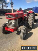 1976 MASSEY FERGUSON 165 4cylinder diesel TRACTOR Reg. No. MAO 235P (expired)