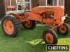 1949 ALLIS CHALMERS Model B 4cylinder petrol/paraffin TRACTOR Reg. No. KNG 77 (expired) Serial No. EB/87172