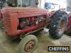 WITHDRAWN INTERNATIONAL WD6 4cylinder diesel TRACTORStated to be in ex-farm condition this tractor is fitted with a petrol donkey engine and new rear tyres