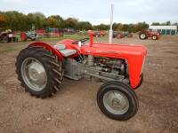 1963 MASSEY FERGUSON 35X 3cylinder diesel TRACTOR Reg. No. 964 GVD Serial No. SNMY344106 Purchased by the present owner some two years ago after a period of restoration. 964 GVD completed a road run following which it has been dry stored. Shortage of spac