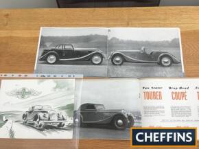 Morgan car brochures 1950s Tourer, Coupe, Plus Four (3)