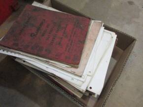 Box of Ransomes machinery operators books (39)
