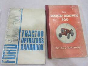 Ford 4000/5000 handbook, David Brown 900 instruction book