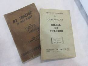 Caterpillar D2 operator and parts catalogues (2)