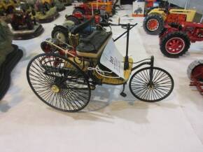 Benz Patent Motor Car (the first automobile 1885-6), a 1/8 scale model by Franklin Mint