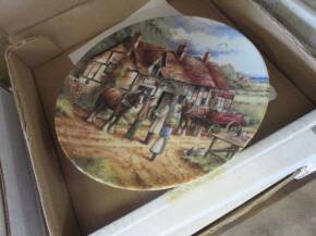 Royal Doulton Susan Neale farming plates, boxed with certificates (18)