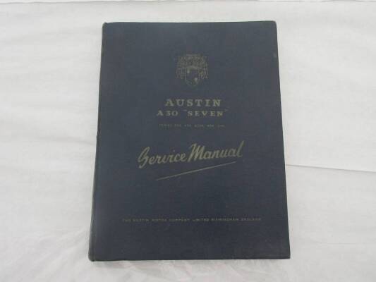 1954 Austin A30 Seven service manual